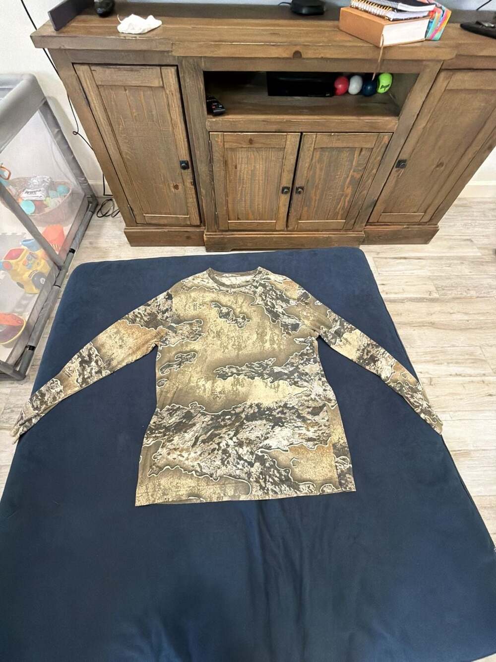 Realtree Men's Long Sleeve Camouflage Crewneck T-Shirt